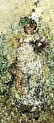 Carl Larsson min salig hustru oil painting on canvas
